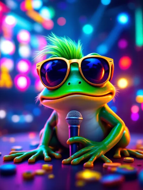 Elvis Frog in Vegas